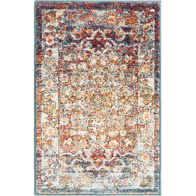 Tapis traditionnel Charian oriental crème