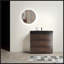 Meuble-lavabo de salle de bain 36 po avec lavabo en noyer Alice