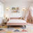 modern velvet daybed, sturdy wooden bed frame-1759476352