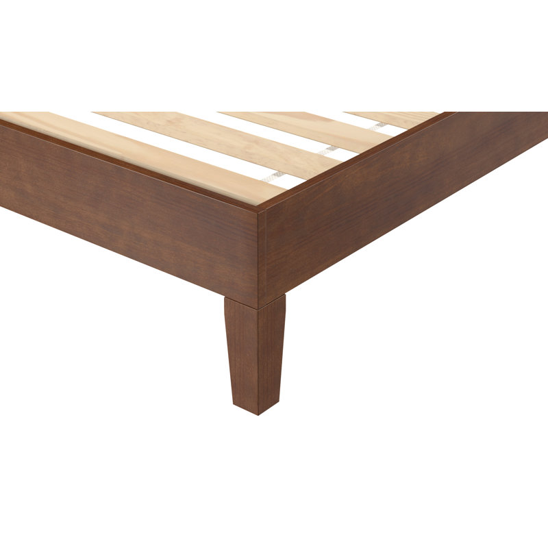 Nix - Platform Bed, Twin, Dark Brown