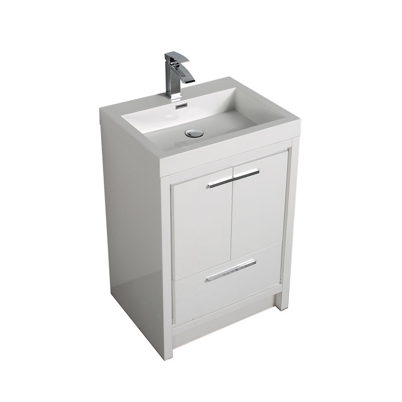 Ensemble de meuble-lavabo simple 35 po Prairie Grove, Blanc
