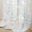 Panneau de rideau simple diaphane avec œillets 50 x 95 po Cecily Aqua-470842248-455350466