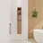 12" Bathroom Side Cabinet,Soft Close Doors,Float Mounting Design
