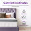 Matelas hybride moelleux 10,5 po - Sleep by Wayfair ™-150337834-201749773