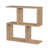 Modern Oak Side Table, 23.6 x 23.6 x 7.9 inches | 100% Melamine Coated Particle Board, Thickness: 0.7 inches | Scandinavian Design with 10.6 inch Shelf Height | Stylish & Functional for Living Room or Bedroom-420816591