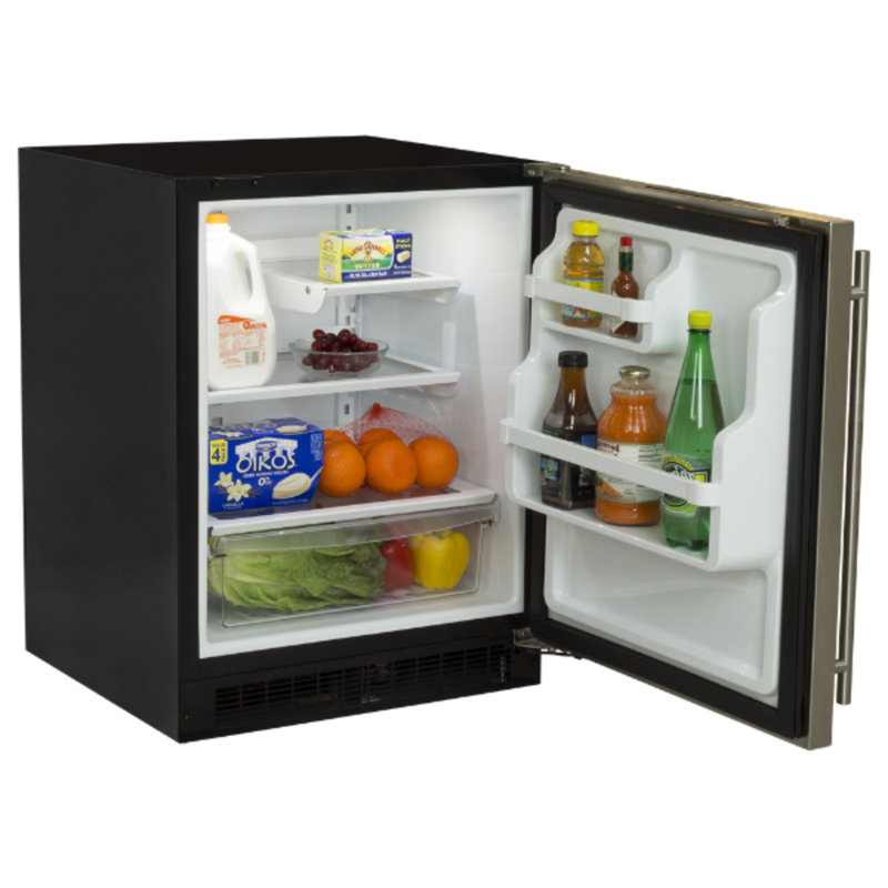 Marvel Appliances 4.6 Cubic Feet Built-In Mini Fridge, Right