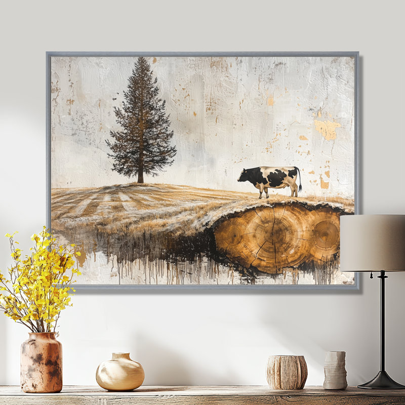 Dumel - Landscapes Canvas Art Print, H 24 po x l 32 po, Impression encadrée flottante, Argent
