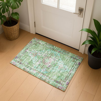 Premium Machine Washable Lubbers AMF1730 Global Rug
