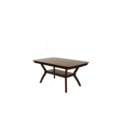 Table de salle à manger formelle 1Pc avec meubles de salle à manger à finition espresso en bois massif