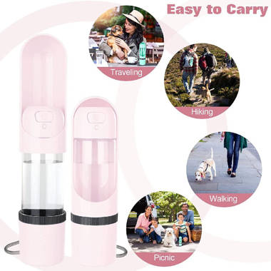 Dog Water Bottle - Leak Proof, Portable For Walking and Pet Travel