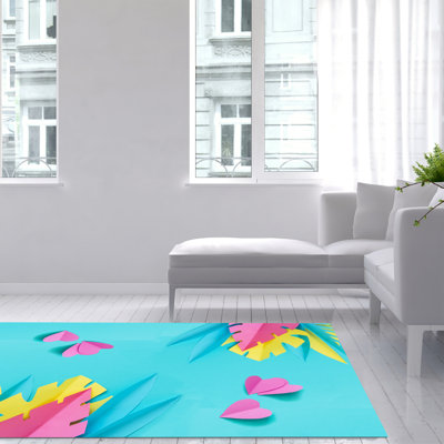 Freia Floral Area Rug