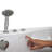 Ella Shak 36"x72" Acrylic Air + Hydro Massage + Foot Massage Walk-In Bathtub , Left Outward Swing Door, 2" Dual Drain, Ella 5 Piece Fast Fill Faucet, Heated Seat + Backrest-63851587