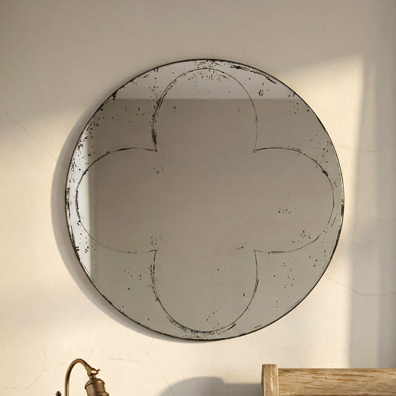 Round Wall-mounted mirror