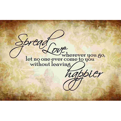 Spread Love - impression sur toile tendue
