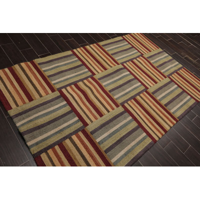 Wool Geometric Indoor Rug