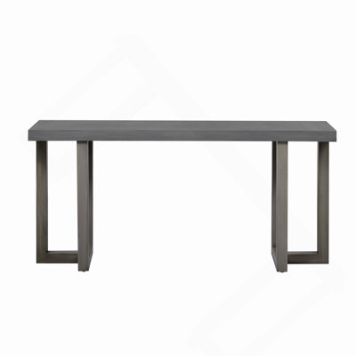 Geometric Design Console Table With Solid Pine Legs,Suitable For Entryway, Hallway, Living Room, Bedroom