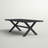 Adasha Rectangular Metal Outdoor Dining Table