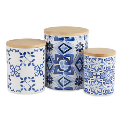 Ceramic / Porcelain Canister - Set of 3