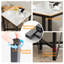Mianca Marble Top Metal Base Dining Table-795029427