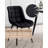 Seferina Leather Dining Chairs Set of 2 – Modern Upholstered Kitchen Side Chairs with Sturdy Metal Legs, Mid-Century Design for Dining Room, Restaurant & Office-1977144557