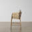 Upholstered Wood and Rope Counter Stools-1315375268