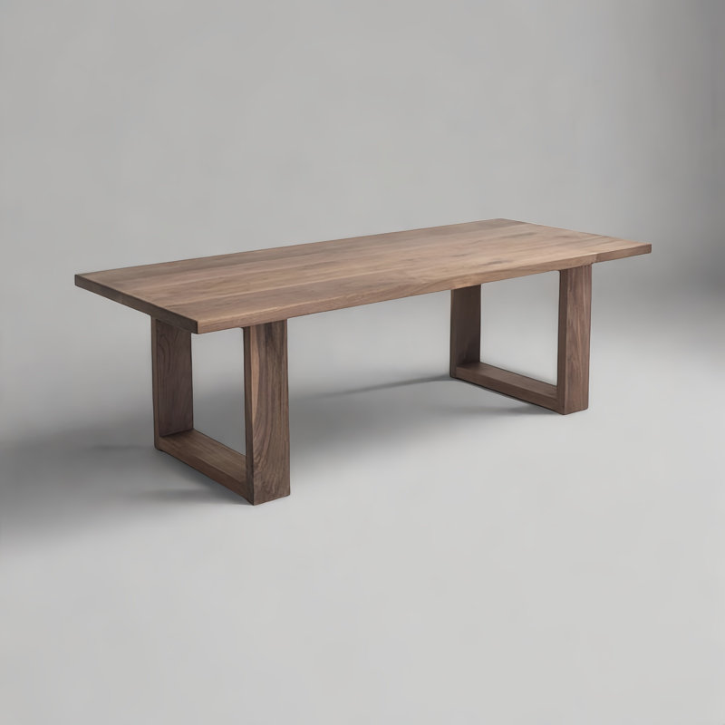 Rectangular Solid Wood Dining Tables, 29.5"H x 86.6"L x 35.4"W