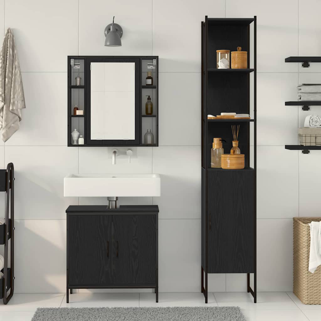 Bathroom Vanity Units 33 X 33 X 185.5 Cm Engineered Wood