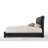 Vegan Leather Sleigh Bed-1991254298