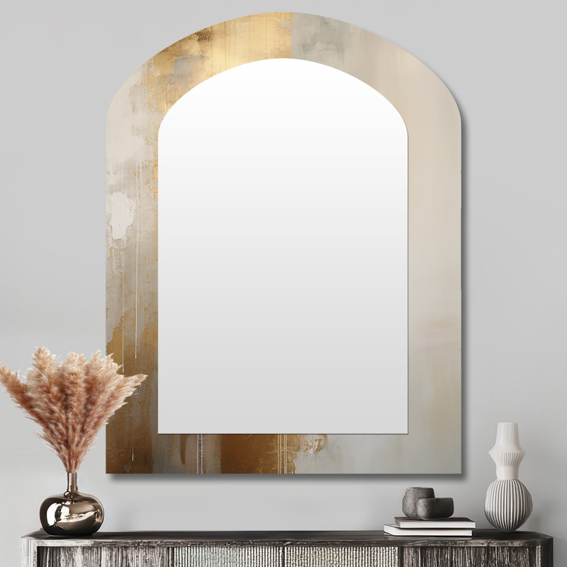 Miroir mural asymétrique Minimal, 43 po x 33 po
