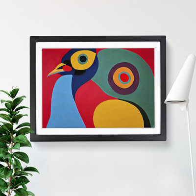 Abstract Peacock - Framed Print