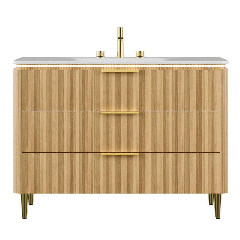 Meuble-lavabo élégant et raffiné de 48 po, 48"