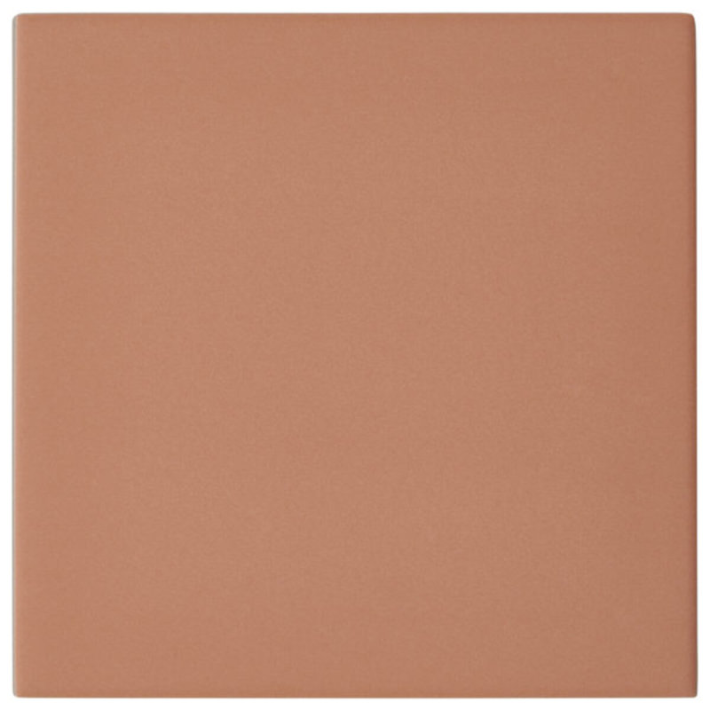 Born 5X5 Matte Porcelain Tile, Terracotta