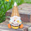 Statue de nain de jardin avec chapeau de crème glacée Exhart, 5 x 5 x 7,5 po