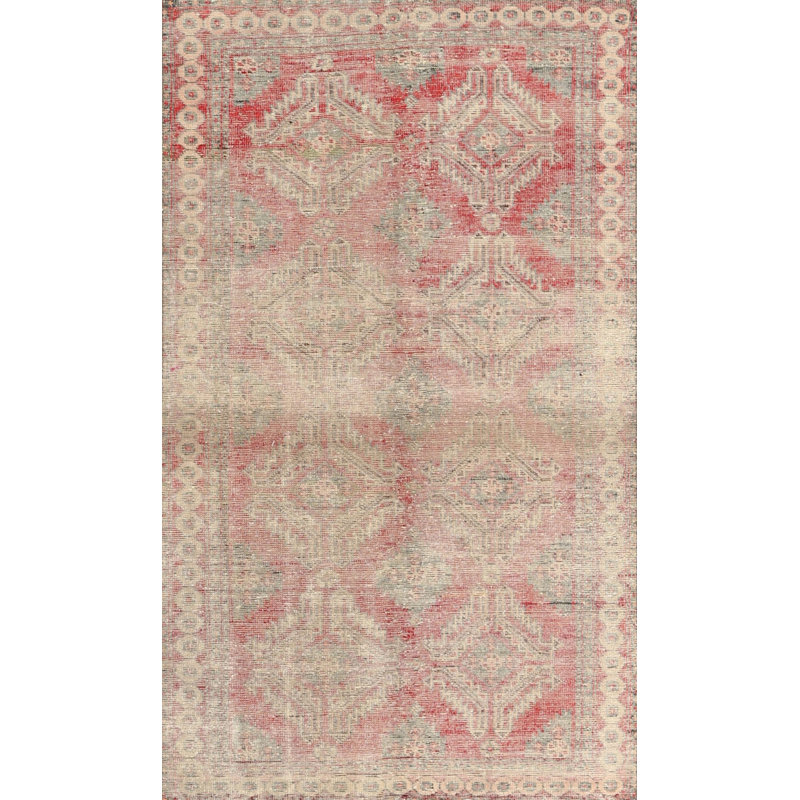 Tapis beige en laine touffeté à la main Bartelso