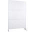 Panneaux de clÃ´ture en mÃ©tal pour intimitÃ©, 193 cm (H) x 122 cm (L) - Pour balcon, pelouse. , Ã‰cran brun-125216549