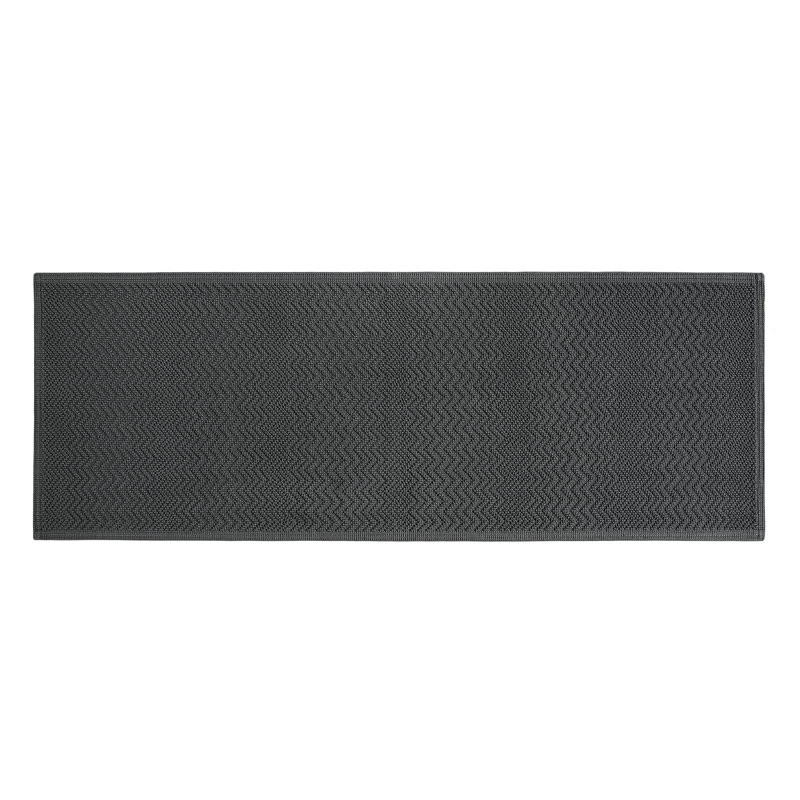 Coast Bath Rug 21'' x 59' Fog, Steel