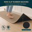 Non-Slip Kitchen Mat 2pcs Machine Washable Absorbent Kitchen Runner Rugs, Door Mat with Rubber Backing