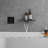 1 Handle Bathroom Waterfall Faucet with Diverter