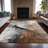 Machine Washable Indoor/Outdoor Xhevrie Paprika Rug-111819153
