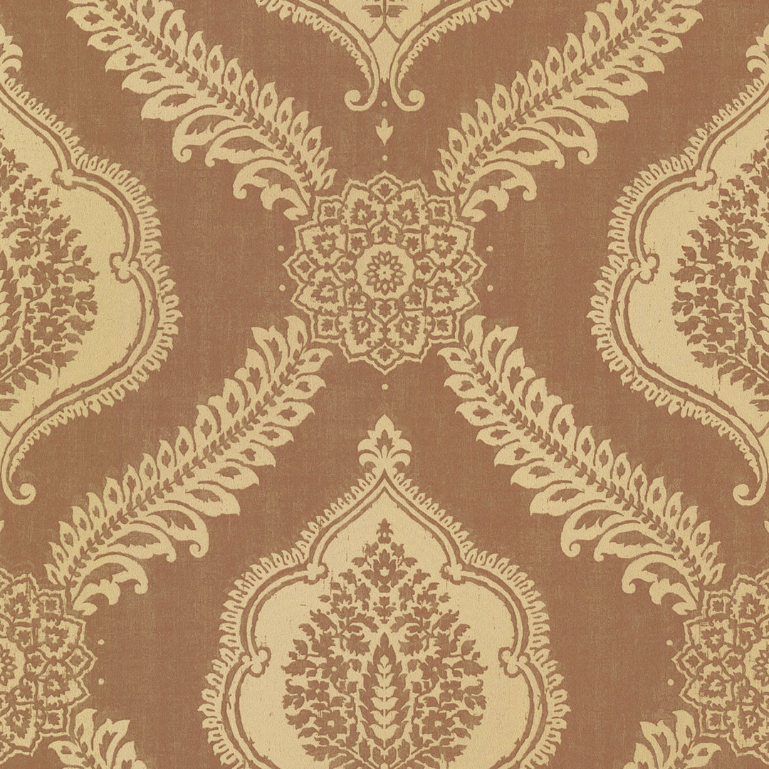 Greater Taree 33' x 20.5" Damask 3D Embossed Wallpaper House of Hampton® 
