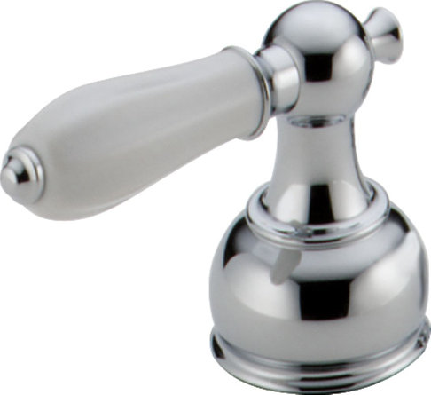 Handles Faucet Lever Handle with Porcelain Accent