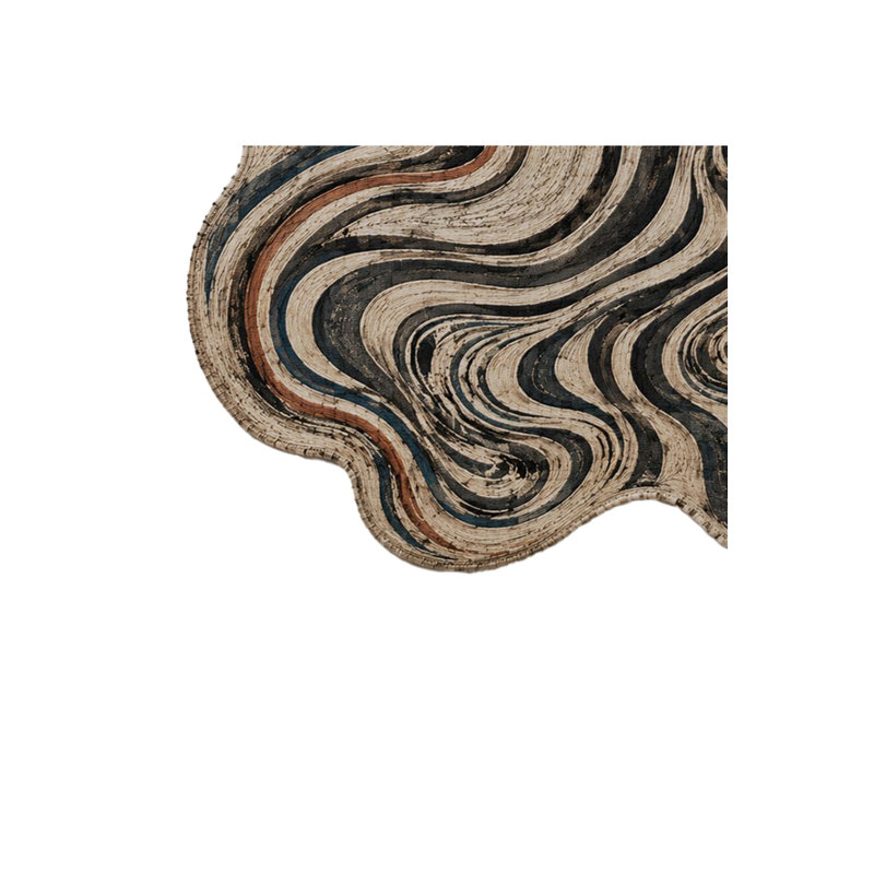 Tapis tissé à motif nautique Mosso, 4 pi 7 po x 6 pi 7 po