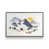 Cadre flottant en chrome poli