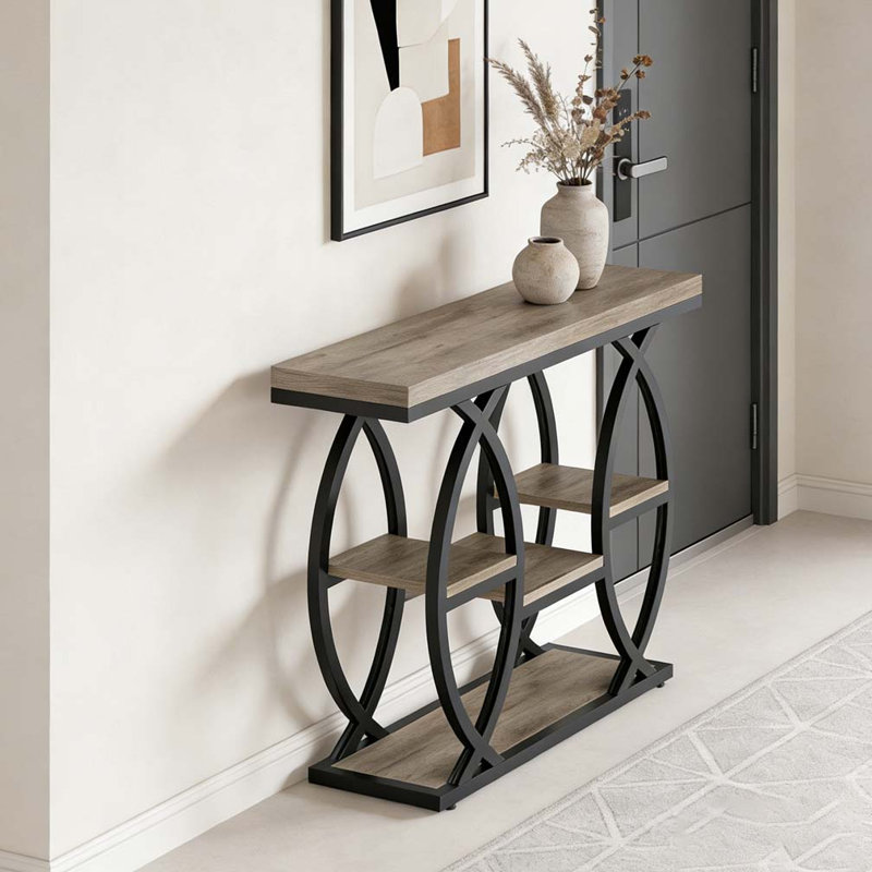 Table d'entrée classique, console pratique, Gris