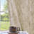 Linen Blend Semi Sheer Floral Patterned Rod Pocket Curtain Pair-1377680412