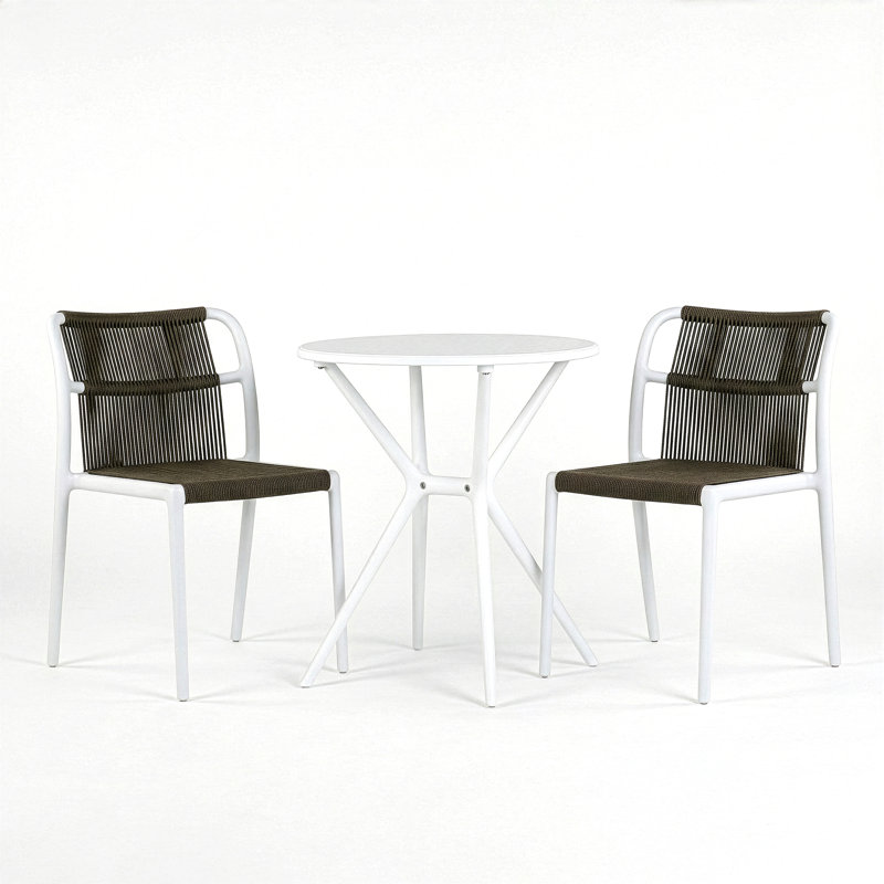 Ensemble de 2 sièges Belden Bates, Brun