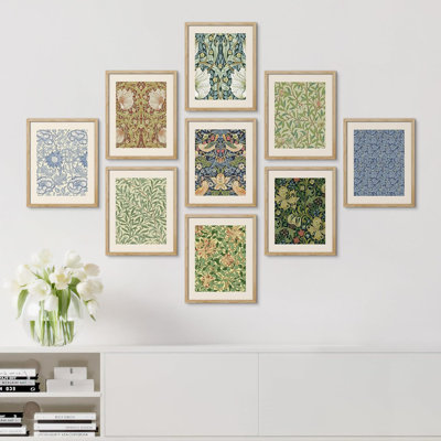 William Morris, motifs floraux, nature sauvage, art moderne bohémien