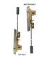 Cal Royal AUTOFLM1 US26 AUTOMATIC METAL FLUSH BOLT (SE Bright chromium plated