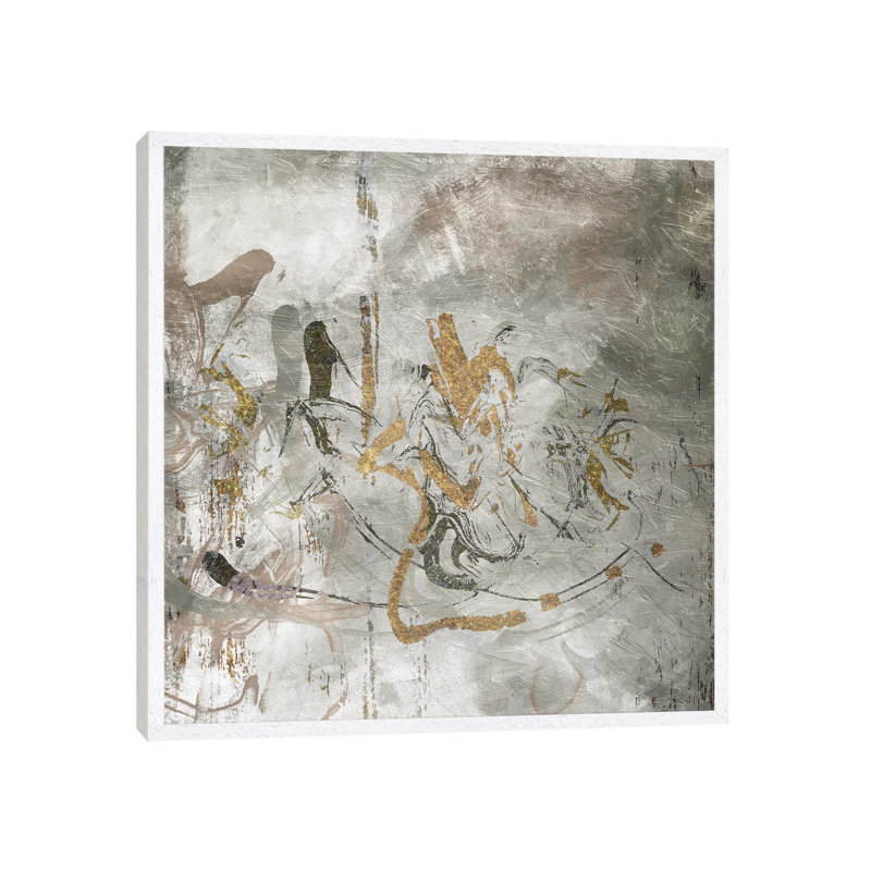 Get Lost Neutral by Mlli Villa - Print on Canvas, 66.04cm H x 66.04cm W x 3.81cm D, White Floater Framed