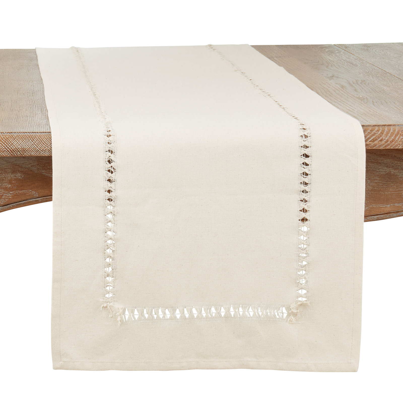 Garbo No Pattern Table Runnner, Natural